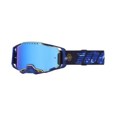 100percent 100% Armega LE Goggle Bruni Signature - Mirror Blue Lens