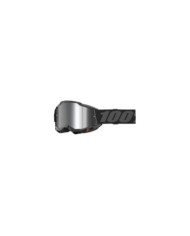 100percent 100% Accuri 2 Goggle Nero - Lenti Mirror Silver