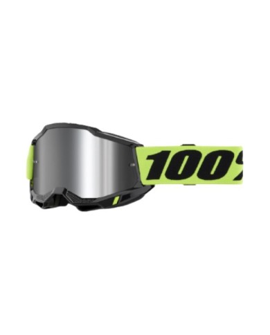 100percent 100% Accuri 2 Goggle Neon Yellow - Mirror Silver Lens