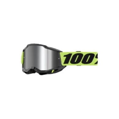 100percent 100% Accuri 2 Goggle Neon Yellow - Lenti Mirror Silver