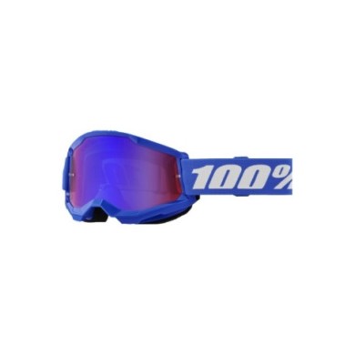 100percent 100 % Strata 2 Goggle Blau – Spiegelrot Blaue Gläser