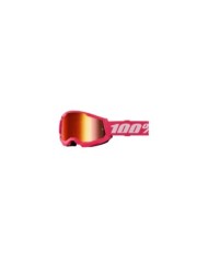 100percent STRATA 2 Goggle Pink - Lenti Mirror Red
