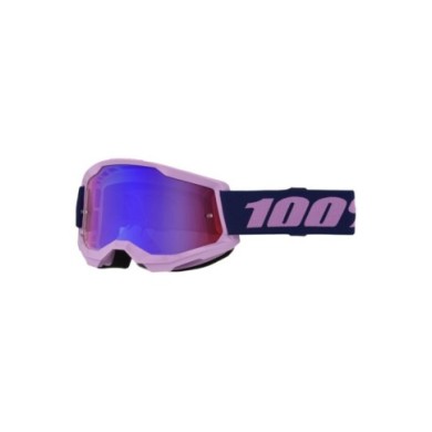100percent 100% Strata 2 Goggle Purple - Red Blue Mirror Lens