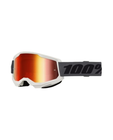 100percent 100 % Strata 2 Goggle Grey – rote Spiegelglas