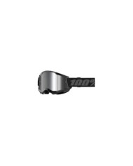 100percent 100% Strata 2 Junior Goggle Black - Silver Mirror Lens