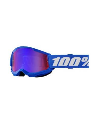 100percent 100% Strata 2 Junior Goggle Blue - Red Blue Mirror Lens