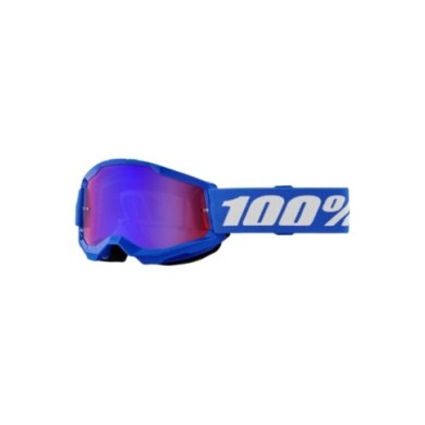 100percent 100% Strata 2 Junior Goggle Blue - Red Blue Mirror Lens