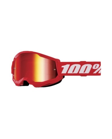 100percent 100% Strata 2 Junior Goggle Red - Red Mirror Lens