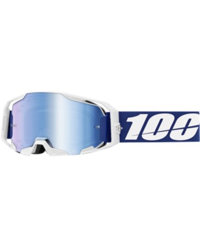 100percent 100% Armatic Goggle Blue - Mirror Blue Lens