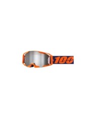 100percent 100 % Armatic Goggle Neon Orange – Spiegelglas mit silbernem Flash-Effekt