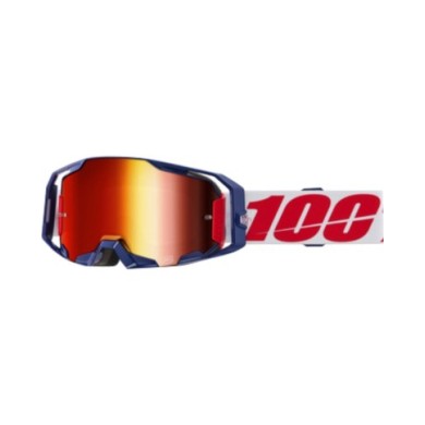 100percent 100% Armatic Goggle Mach Z - Lenti Mirror Red
