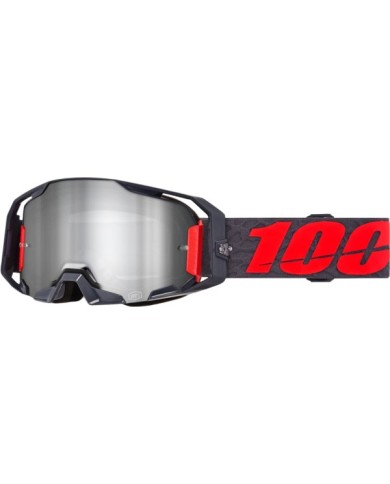 100percent 100 % ARMATIC Goggle Turo – Spiegelglas in Silber
