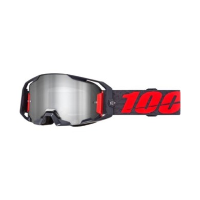 100percent 100 % ARMATIC Goggle Turo – Spiegelglas in Silber