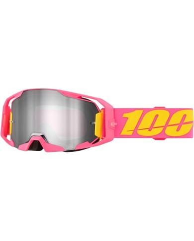 100percent Occhiali ARMATIC Goggle Snakpak al 100% - Lenti a specchio viola