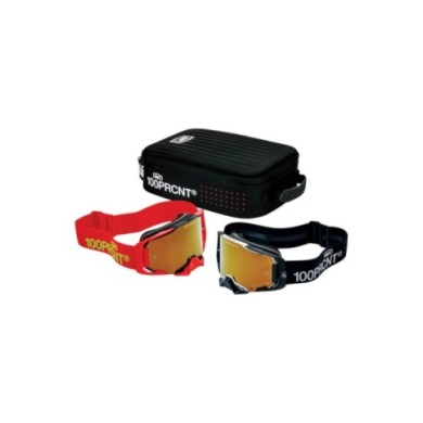 100percent 100% Dual Armega Racer Pro Pack Black Red