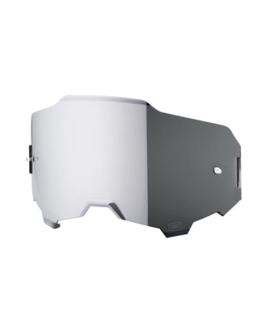 100percent 100% Armega ARmatic Replacement -Injected Mirror Silver Lens