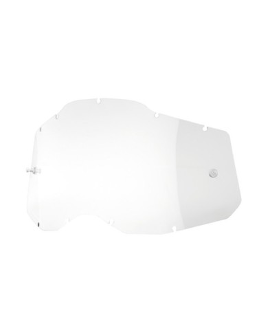 100percent 100% RC2 AC2 ST2 Replacement - Sheet Clear Lens