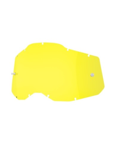 100percent RC2 AC2 ST2 Replacement - Sheet Yellow Lens