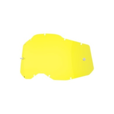 100percent RC2 AC2 ST2 Replacement - Sheet Yellow Lens