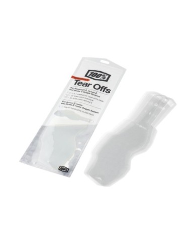100percent 100% RC2 AC2 ST2 Standard Tear-Offs 20 PK