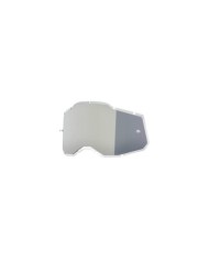 100percent 100% RC2 AC2 ST2 Plus Sostituzione - Specchio iniettato argento L