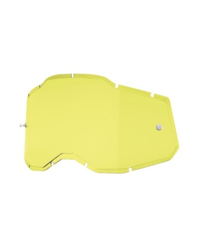 100percent 100% RC2 AC2 ST2 Plus Replacement - HiPER Yellow Lens