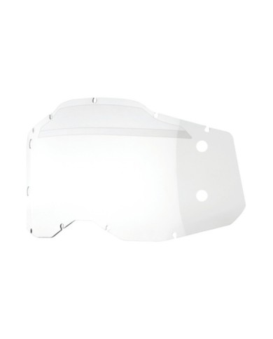 100percent 100% RC2 AC2 ST2 Forecast Replacement - Sheet Clear Lens
