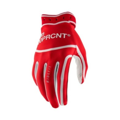 100percent 100% RIDEFIT Gloves red