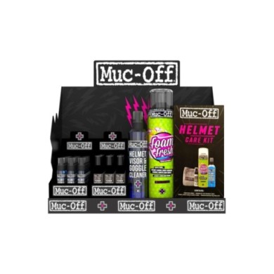 Muc-Off Slatt Wall Display - Cura del casco