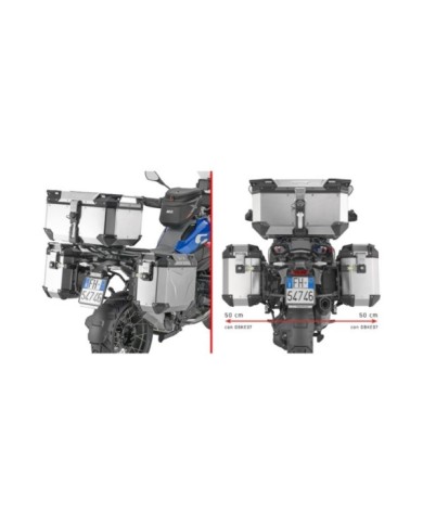 GIVI Support de valise latérale en tube d'acier spécifique PL CAM