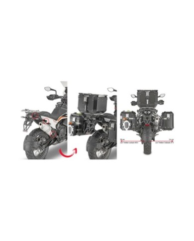 GIVI Supports latérales PLOR CAM