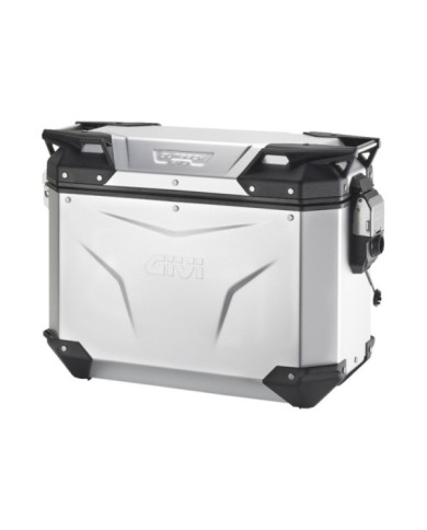 GIVI Trekker Outback EVO 37 Anodizzato alluminio Sinistra