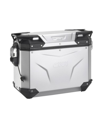 GIVI Trekker Outback EVO 37 Anodizzato alluminio. Diritto