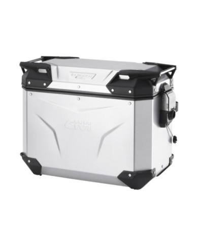GIVI Trekker Outback EVO 44l Sinistra Anodizzato Alluminio.