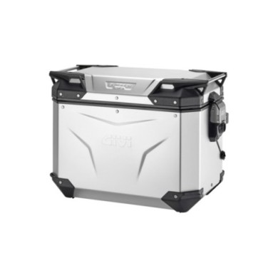 GIVI Trekker Outback EVO 48l Gauche Anodisé Alum.