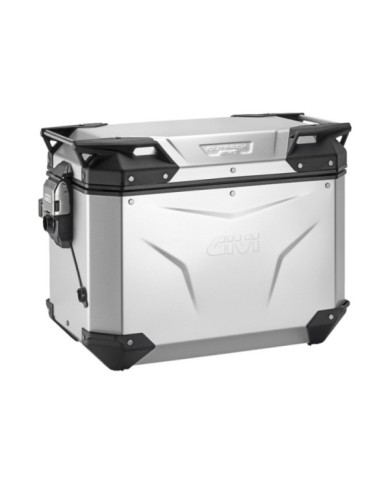 GIVI Trekker Outback EVO 48l Droite Anodisé Alum.