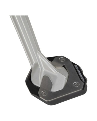 SW-MOTECH Seitenständerfuss schwarz-silber