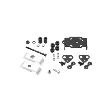 SW-MOTECH Supporto GPS manubrio 32 mm argento