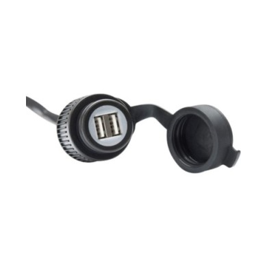 SW-MOTECH Doppel-USB Steckdose mit Kabelb.