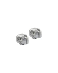 SW-MOTECH Manopole manubrio 15 mm manubrio 22 mm argento