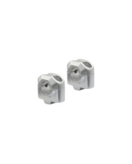 SW-MOTECH Prises de guidon 25mm guidon 22mm argent