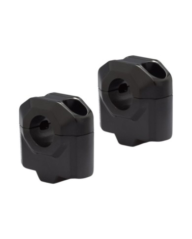 SW-MOTECH Manopole da 30 mm per manubrio da 22 mm, nero