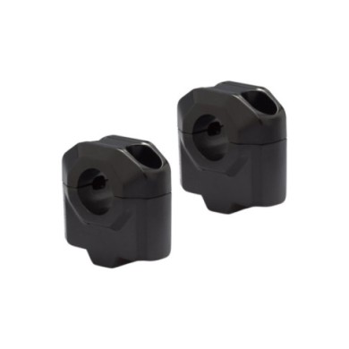 SW-MOTECH Manopole da 30 mm per manubrio da 22 mm, nero