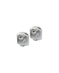 SW-MOTECH Manopole da 30 mm per manubrio da 22 mm, argento