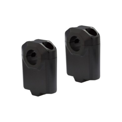 SW-MOTECH Manopole da 50 mm per manubrio da 22 mm nero