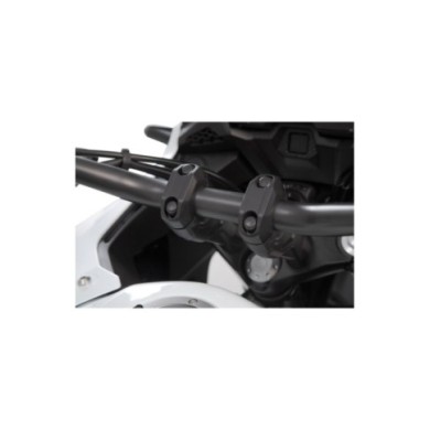 SW-MOTECH Prises de guidon 20mm guidon 28.6 noir