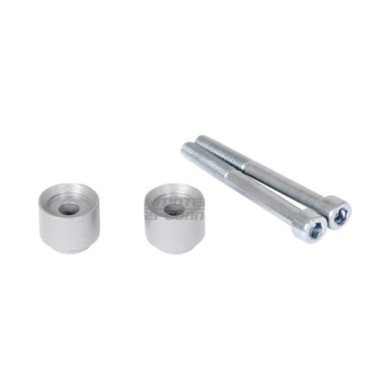 SW-MOTECH Manopole manubrio 20 mm argento