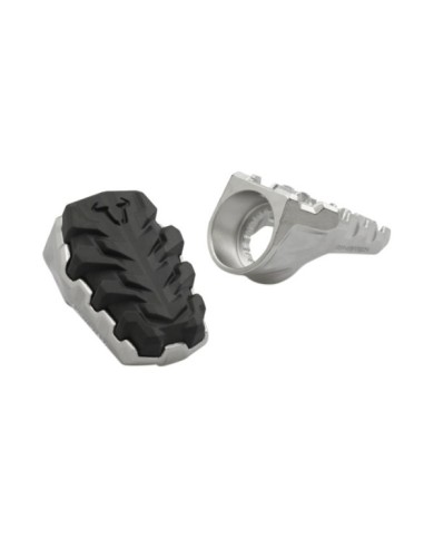SW-MOTECH Kit Repose-pieds EVO argent