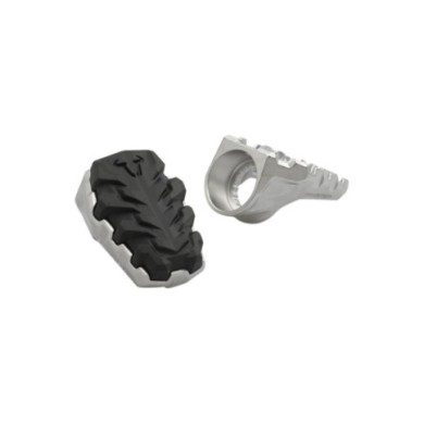 SW-MOTECH Kit Repose-pieds EVO argent