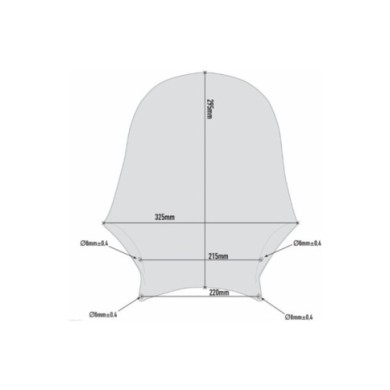 GIVI Pare-brise transparent